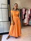 EDITA DRESS-ORANGE