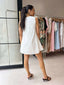 ANASUE MINI DRESS-WHITE