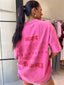 NO VACANCY TEE - WASHED PINK