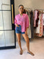 JEMMA LINEN BLOUSE - PINK