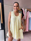 ANASUE MINI DRESS-YELLOW
