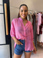 JEMMA LINEN BLOUSE - PINK