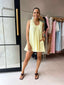 ANASUE MINI DRESS-YELLOW