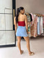 MAURICE DENIM SKIRT - LIGHT WASH