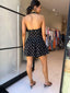 CAROLINE MINI DRESS -BLACK