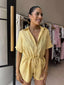PANIA PLAYSUIT- YELLOW
