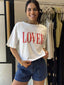 LOVER TEE CROP - WHITE