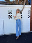 THE BELLE PU BOMBER - CREAM