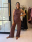 RIVIERA TOP - BROWN