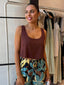 ALIX SUMMER TOP - CHOC