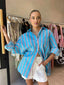 RYAN STRIPED SHIRT- BLUE AND PINK