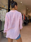RHUBARB LINEN SHIRT