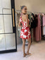 ROSELA HALTER MINI DRESS