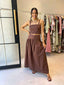 TULSA SKIRT - CHOCOLATE