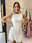 RAE MINI DRESS-CREAM