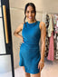 RAE MINI DRESS-TEAL