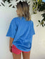 MERMAID LA SIRENE OVERSIZED TEE - BLUE