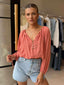 ELOISE BLOUSE-CANTALOUPE