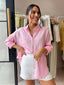 MILLIE SHIRT-PINK