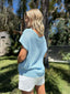 KIMMY TOP - BABY BLUE