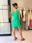 SABINE DRESS - GREEN