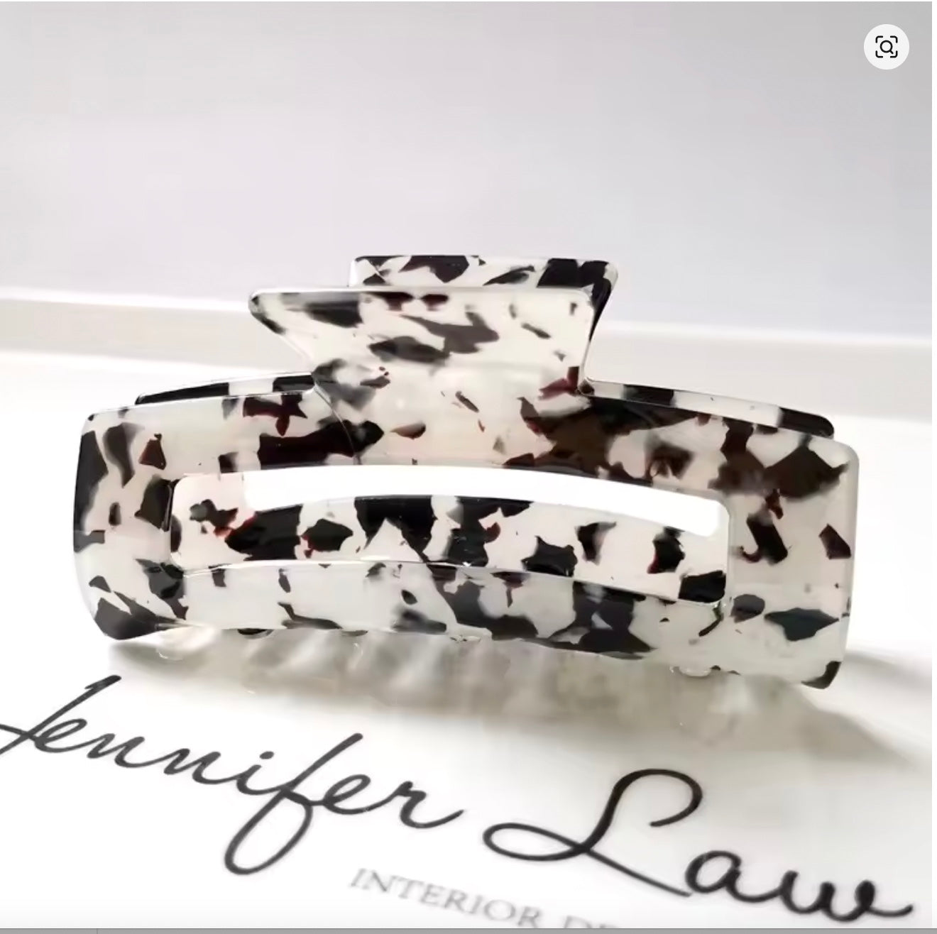 MIA HAIR CLAW - BEIGE TORTE