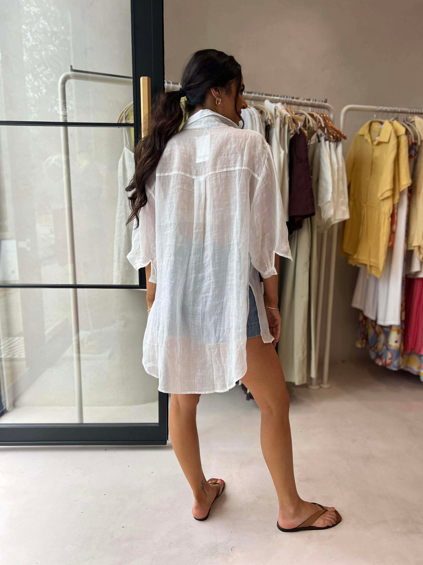 BELYNDA SHIRT - WHITE