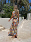 OBEROI MAXI DRESS - ABSTRACT FLORAL
