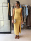 SANDY MAXI DRESS - LEMON