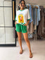 GREEN HEART SHORTS