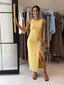 SANDY MAXI DRESS - LEMON