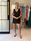 JAMES MINI DRESS- BLACK