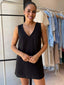 JAMES MINI DRESS- BLACK