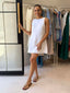 NYA MINI DRESS- WHITE
