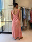 BRANDY MAXI DRESS - PINK CHECK