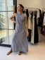 BRANDY MAXI DRESS - DENIM BLUE STRIPE