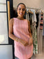 SERENA MINI DRESS - PINK CHECK