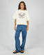IN TIME RELAXED TEE- WHITE
