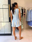 KANDY PLAYSUIT - BLUE STRIPE