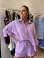 AMALA SHORT SET - LILAC