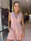 THE KANDY PLAYSUIT - PINK STRIPE