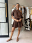 DAPHNY DRESS- CHOC