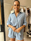 THE AMALA SHORT SET - NEWPORT BLUE