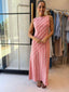 BRANDY MAXI DRESS - PINK CHECK
