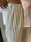 GLIDER PANT -  SAGE STRIPE