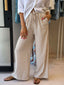 GLIDER PANT -  VANILLA STRIPE