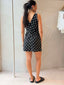 SABINE DRESS -BLACK POLKA DOT