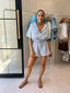 THE PANIA PLAYSUIT- HAMPTON BLUE STRIPE