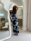 ALLIE MAXI DRESS - BLUEESPRESSO