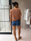 SUMMER KNIT TOP - TOFFEE